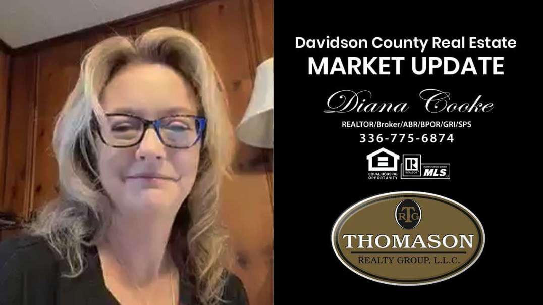 22-1-17 Diana Cooke Real Estate Market Report For Davidson County and High Rock Lake